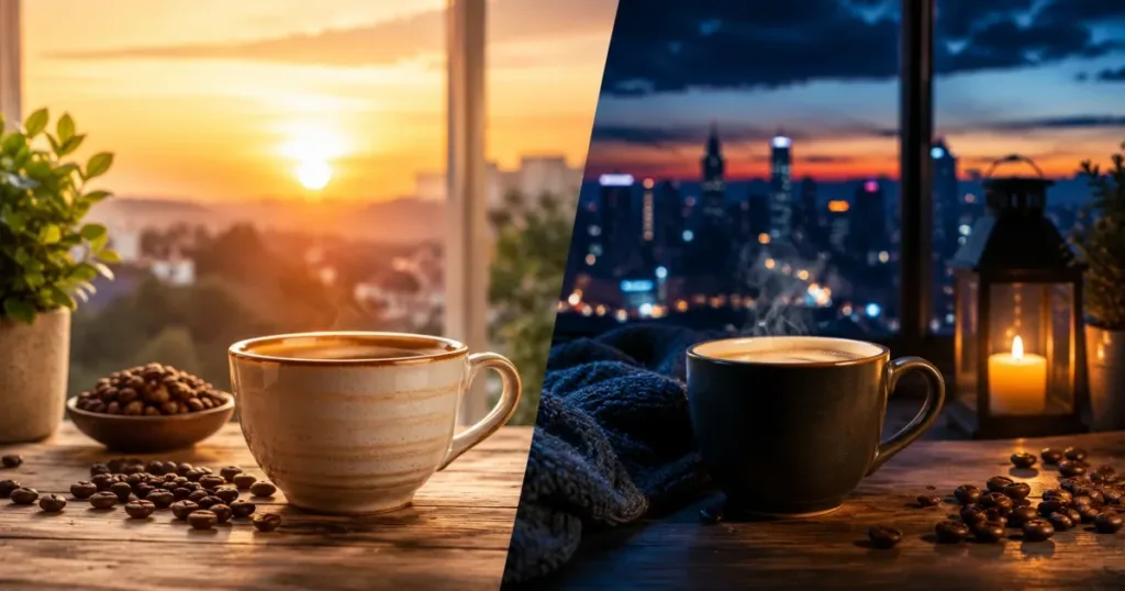 Morning vs Evening Coffee