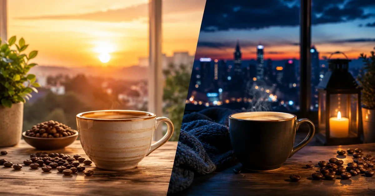 Morning vs Evening Coffee