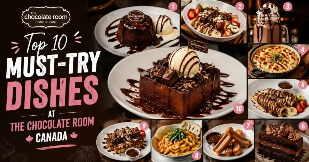 10 Must Try Dishes at The Chocolate Room Canada