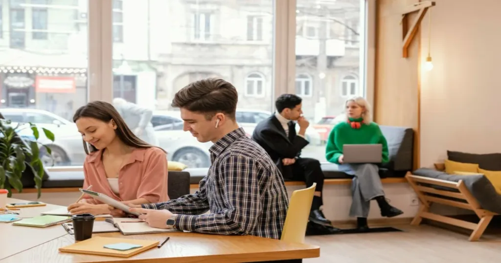 Why Do People Study at Cafes