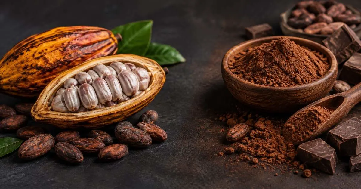 Cacao and Cocoa difference