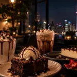 Late night dessert cafe in Toronto with chocolate desserts and drinks